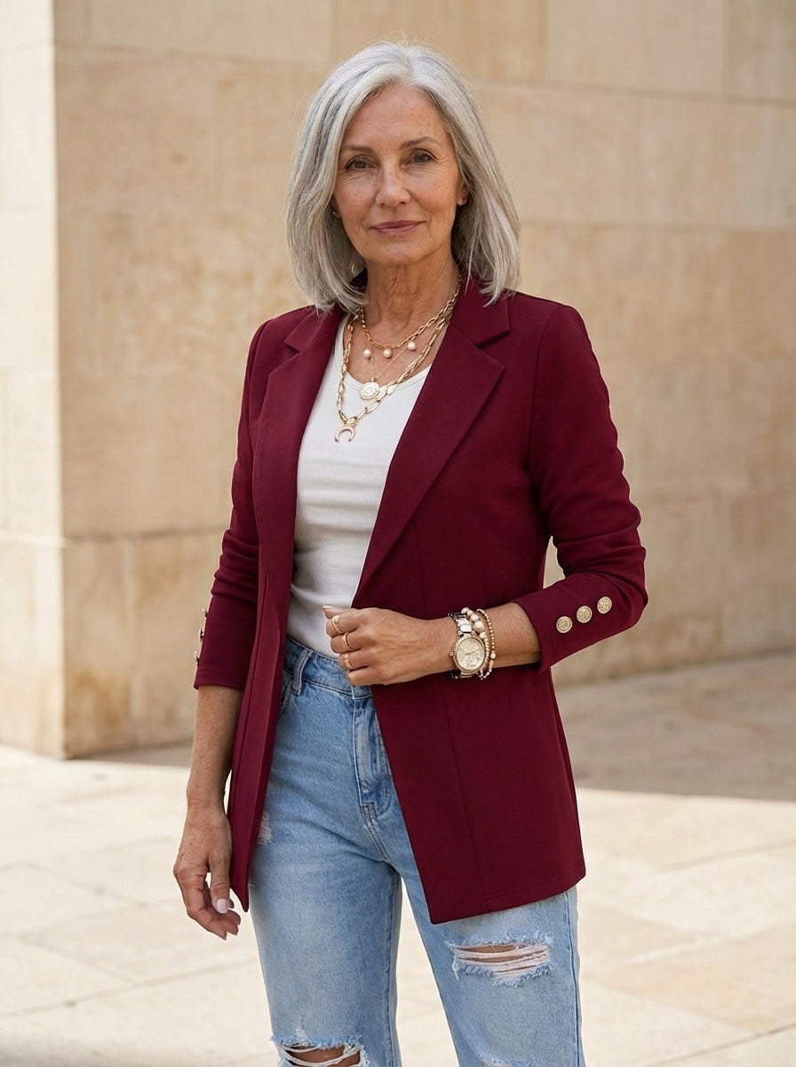 Amélie & Rose | Emma Open Front Blazer