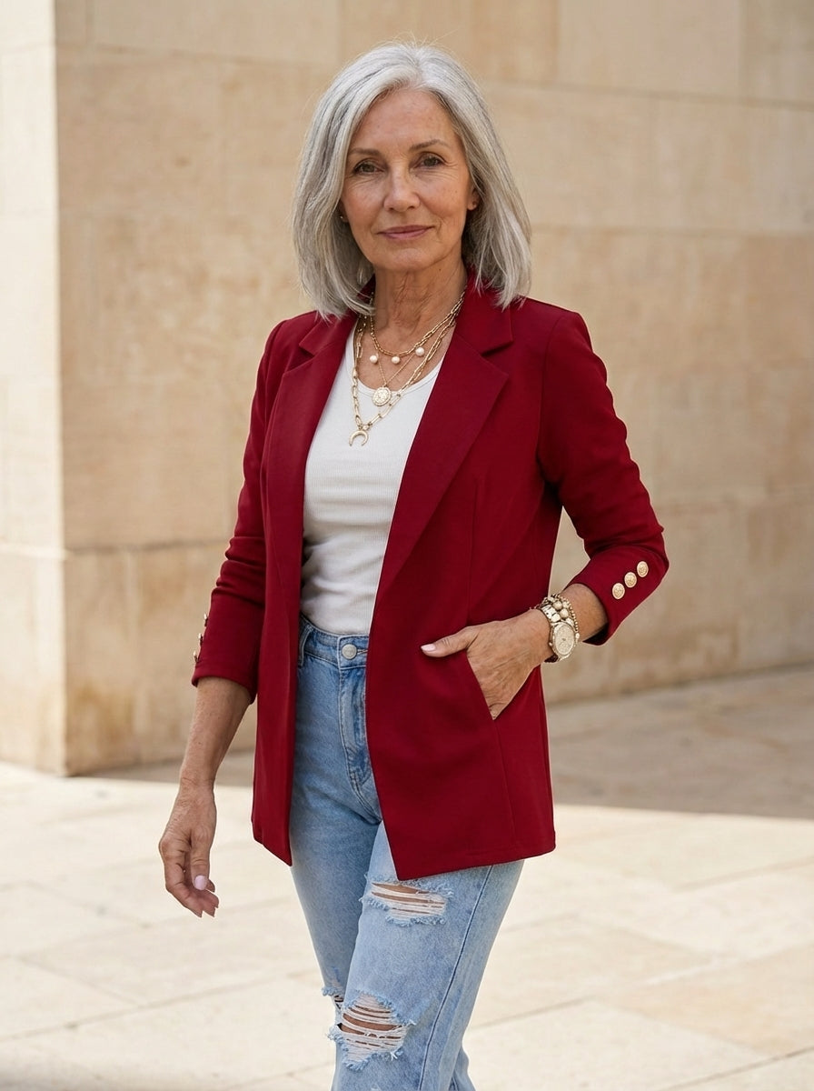 Amélie & Rose | Emma Open Front Blazer