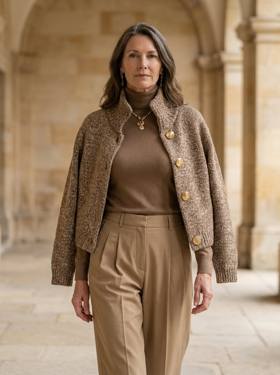 Amélie & Rose | Elegant Knit Jacket