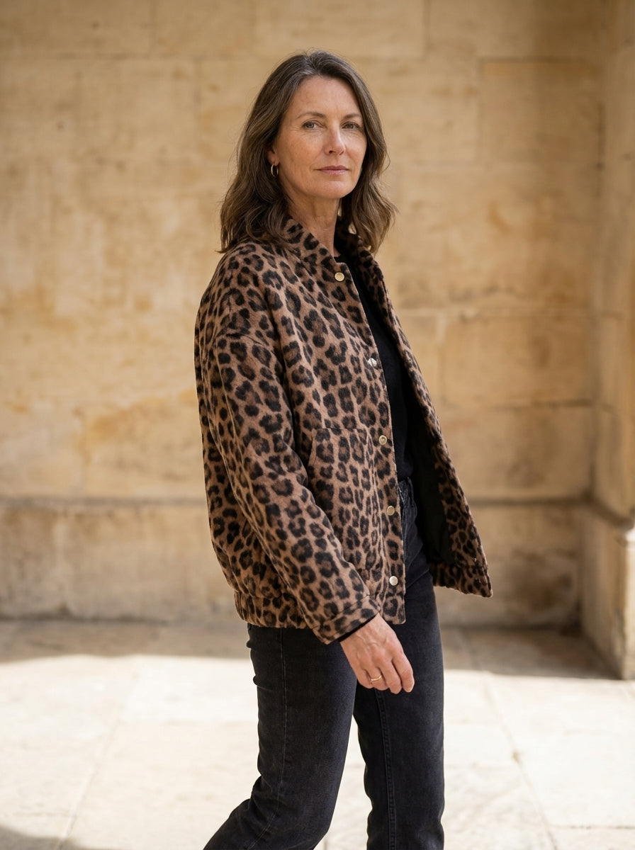 Amélie & Rose™ | Noémie Leopard Jacket