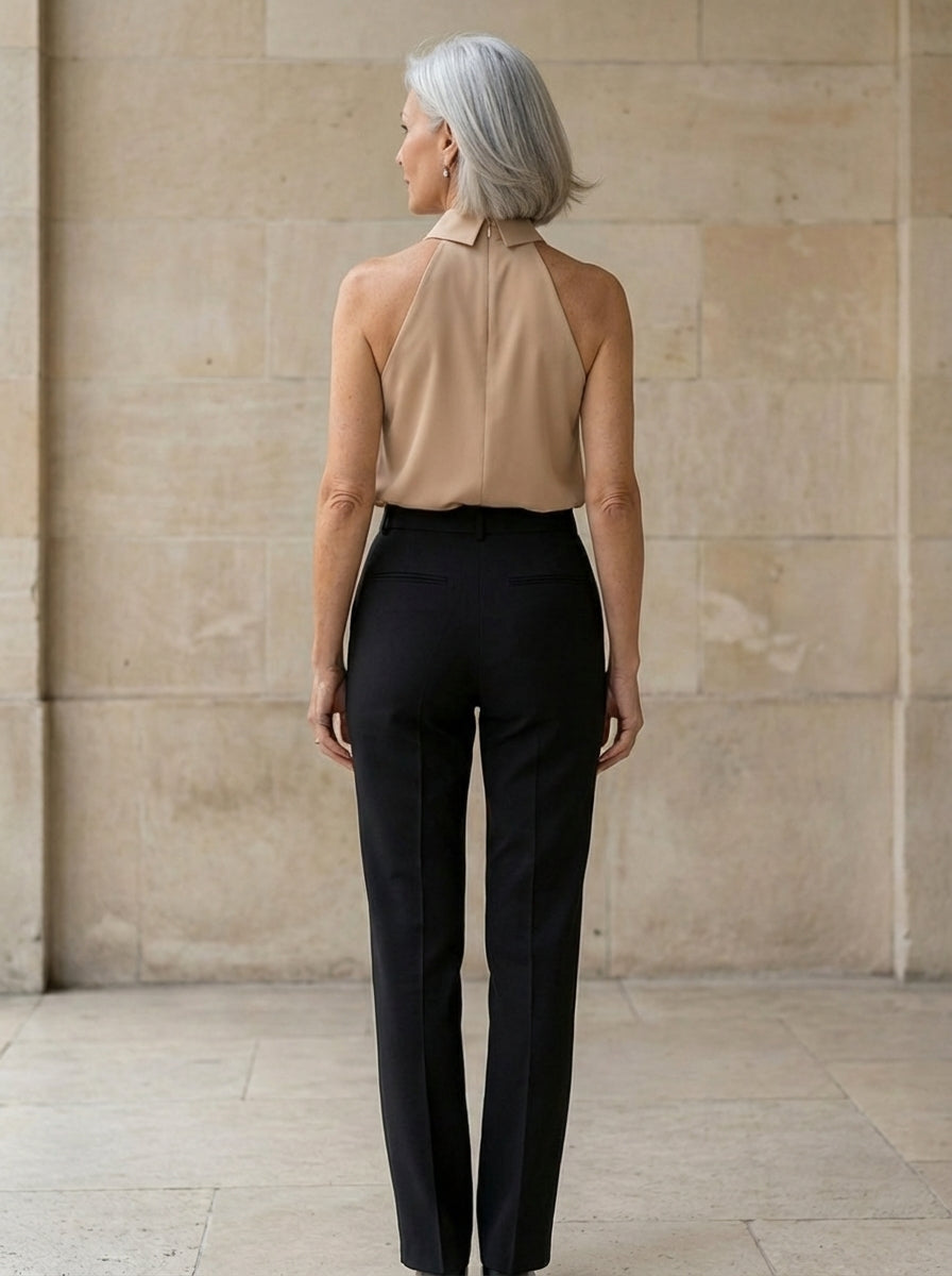 Amélie & Rose | Luna Halter Tie Blouse