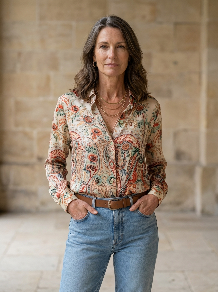 Amélie & Rose | Floral Print Blouse