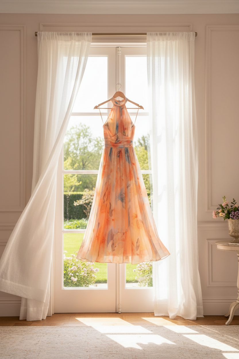 Amélie & Rose | The Esther Halter Neck Dress