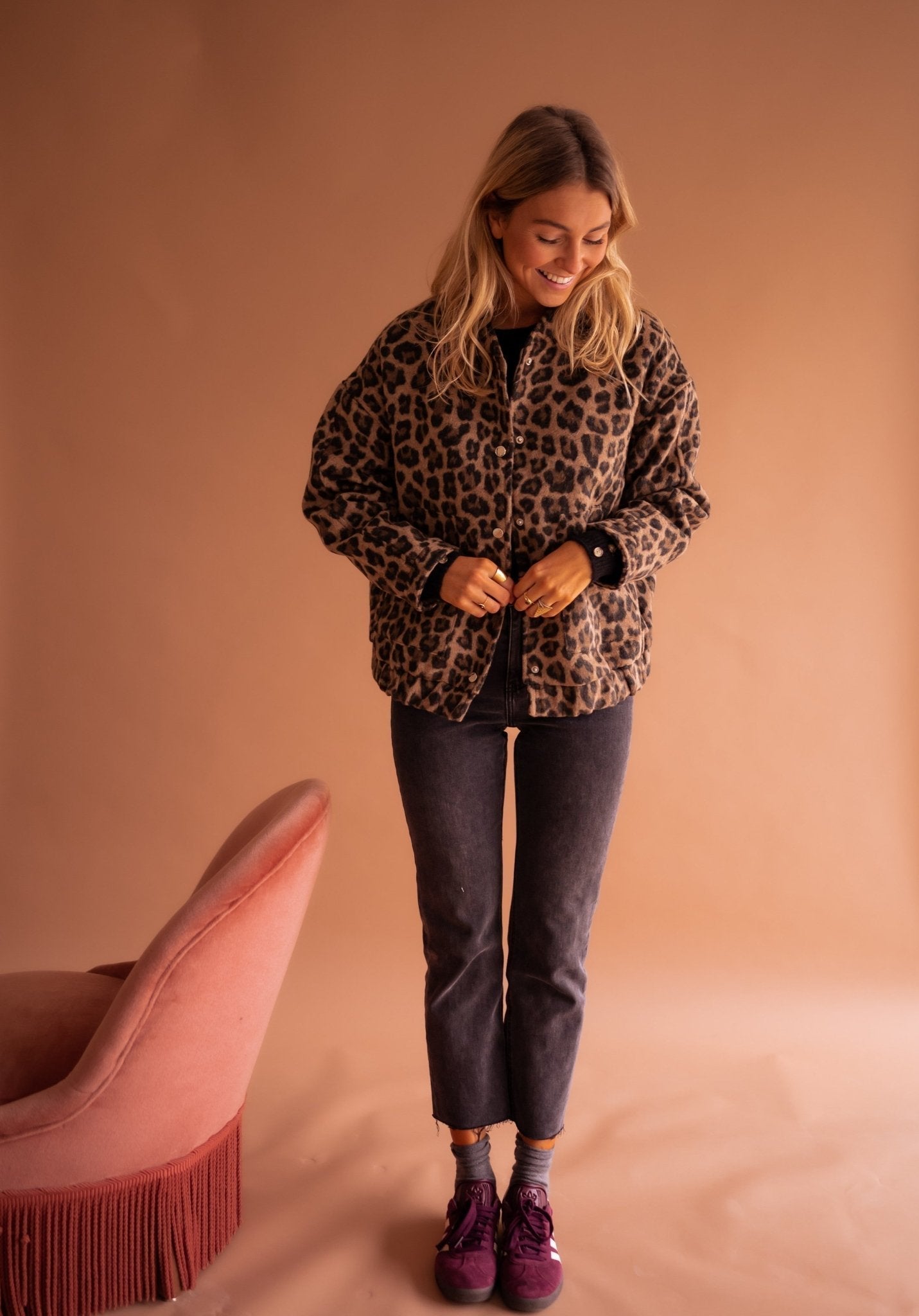 Amélie & Rose™ | Noémie Leopard Jacket