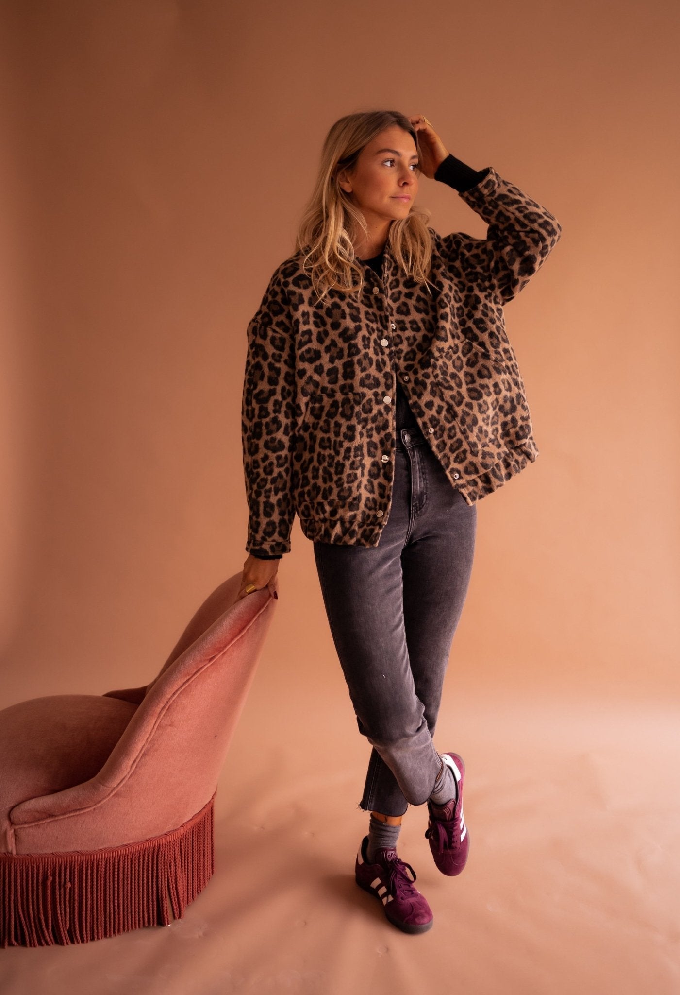 Amélie & Rose™ | Noémie Leopard Jacket