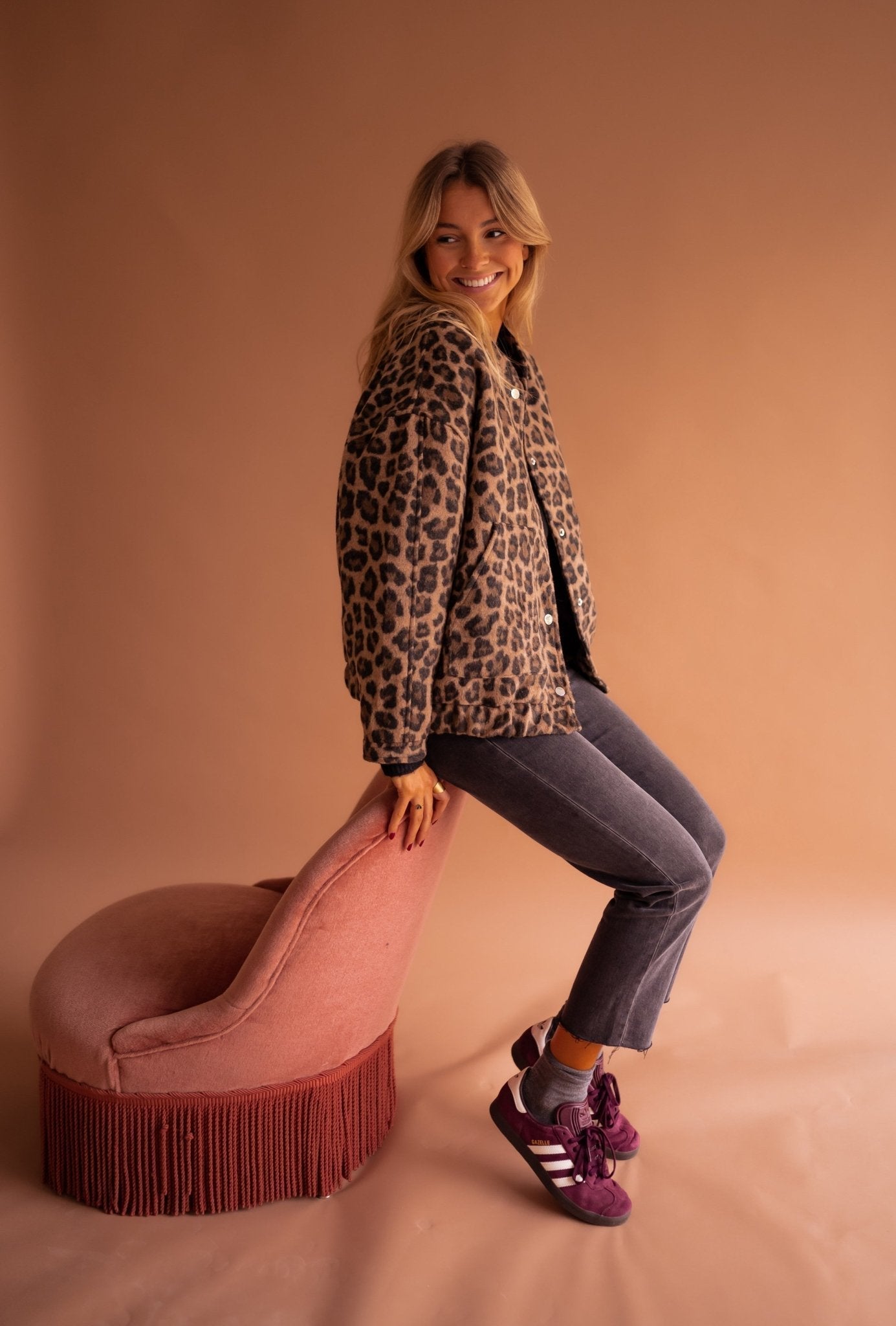 Amélie & Rose™ | Noémie Leopard Jacket