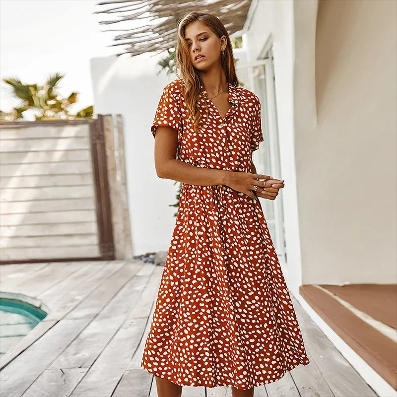 Amélie & Rose™ | Faelina Printed Summer Dress