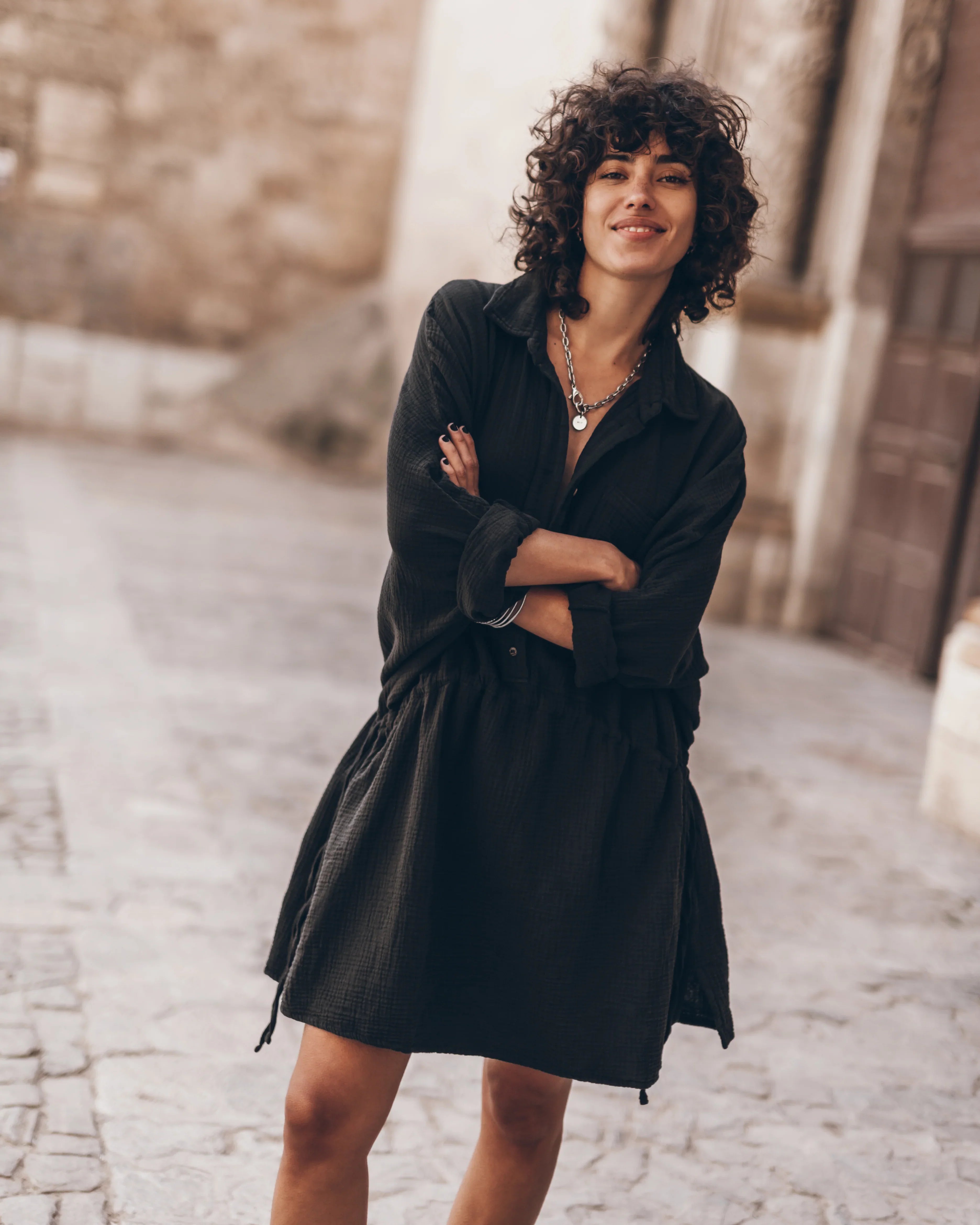 Amélie & Rose™ | Honora Classic Shirt Dress