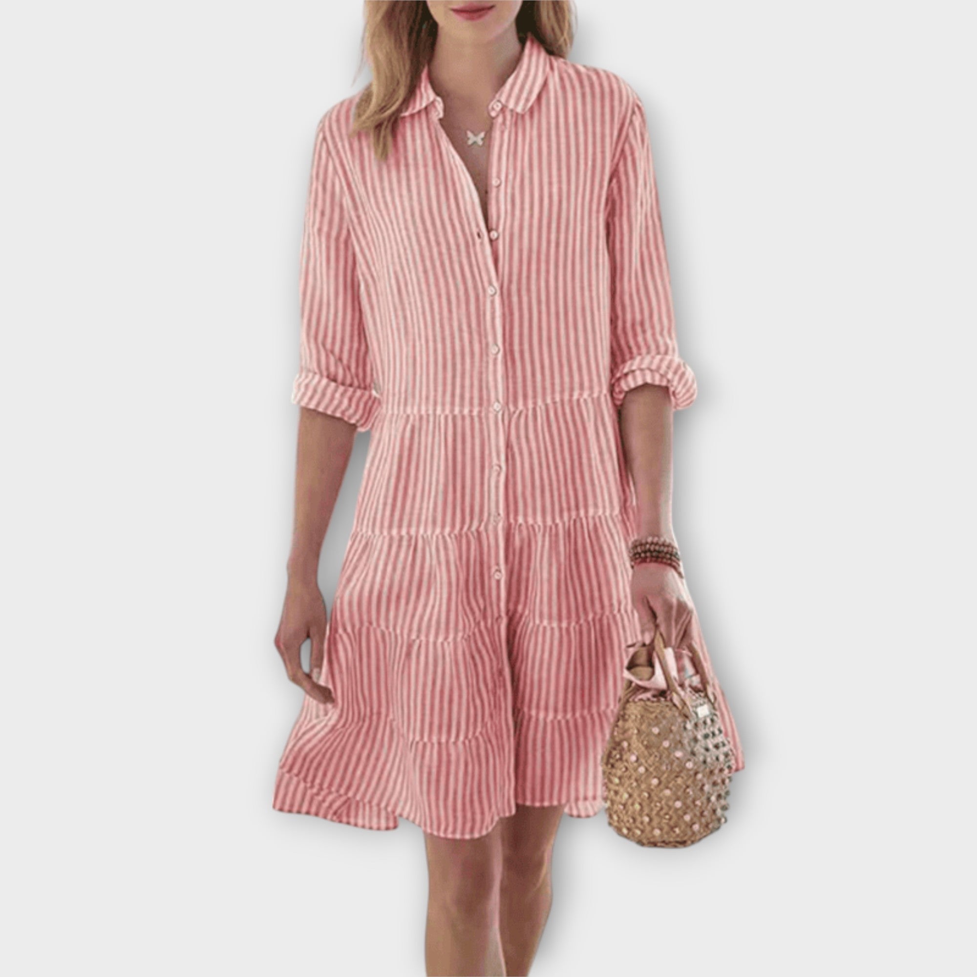 Amélie & Rose™ | Nadie Striped Breezy Dress