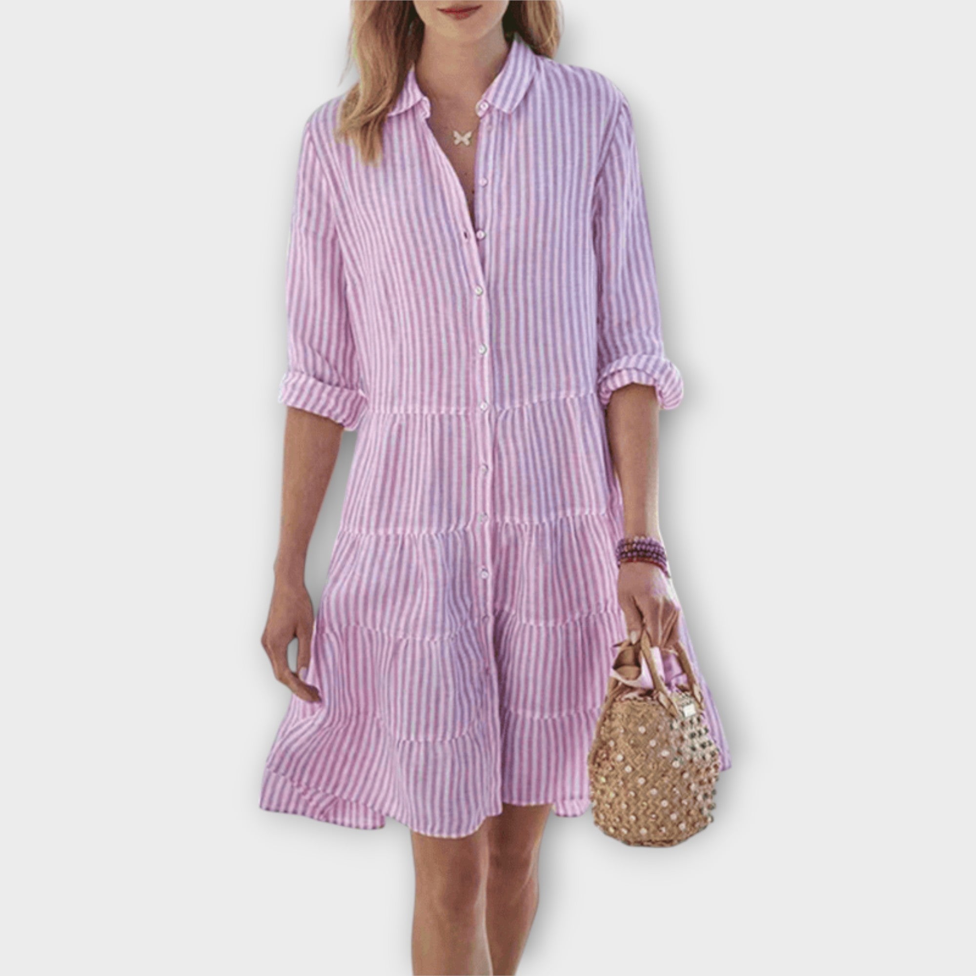 Amélie & Rose™ | Nadie Striped Breezy Dress
