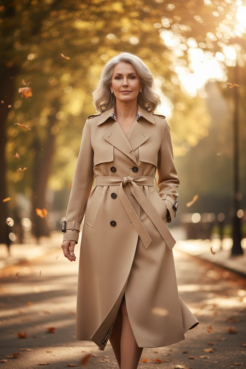 Amélie & Rose™  | The Claire Trenchcoat