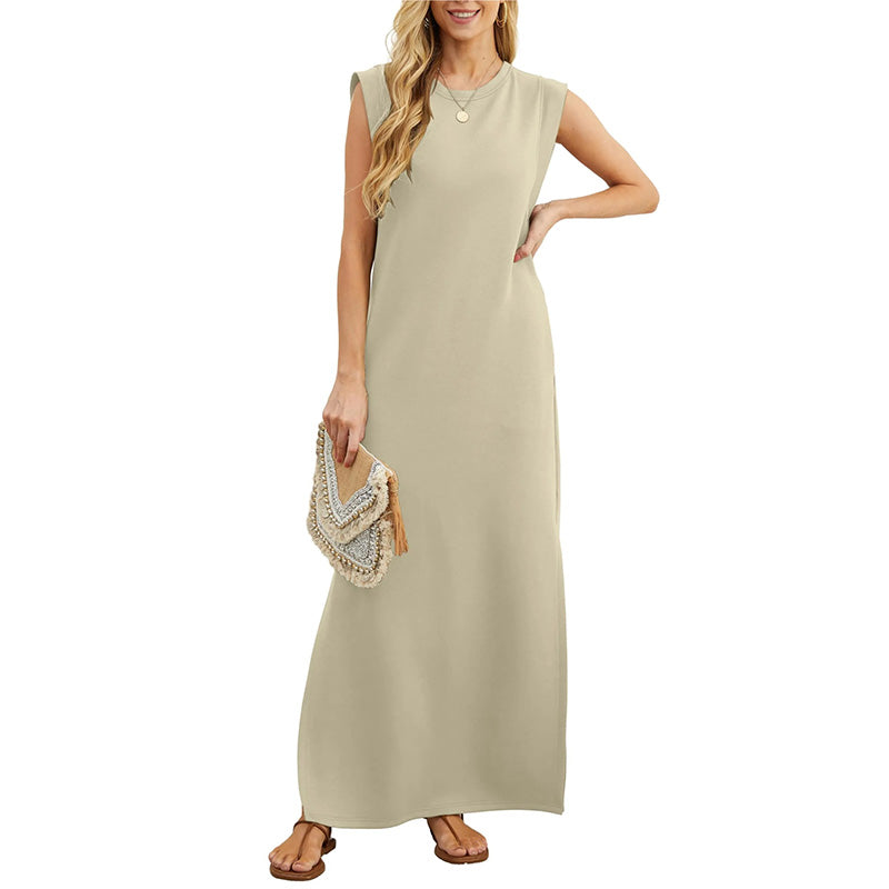 Amélie & Rose™ | Maliya Sleeveless Casual Maxi Dress
