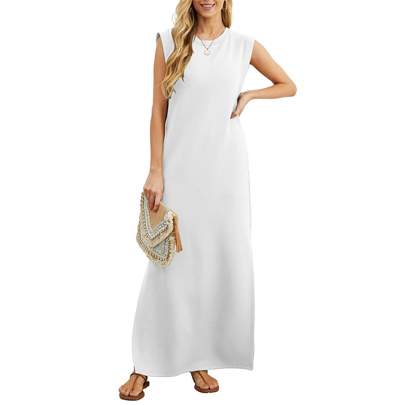 Amélie & Rose™ | Maliya Sleeveless Casual Maxi Dress