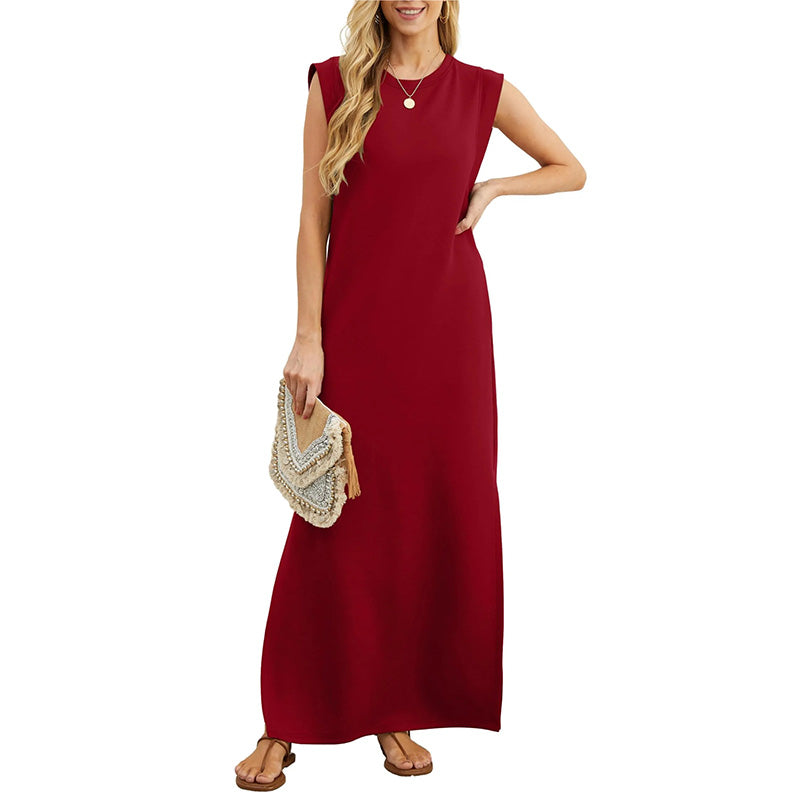 Amélie & Rose™ | Maliya Sleeveless Casual Maxi Dress