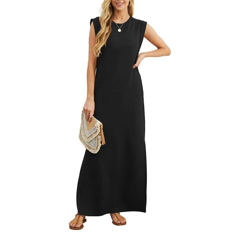 Amélie & Rose™ | Maliya Sleeveless Casual Maxi Dress