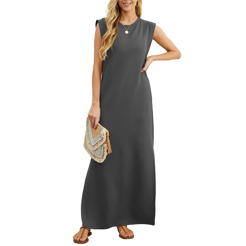Amélie & Rose™ | Maliya Sleeveless Casual Maxi Dress